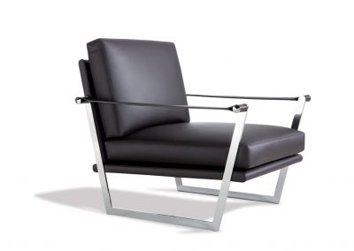 Modernūs minkšti svetainės baldai krėsliukas Mark 2