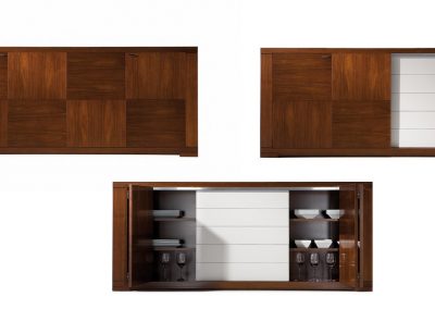 Modernios klasikos svetainės valgomojo baldai Nona 3