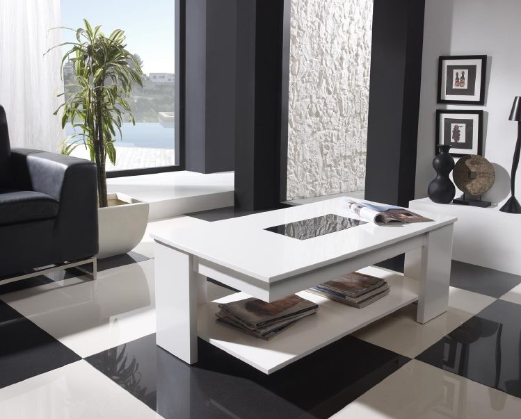 Modernūs svetainės baldai staliukas Cubic 25000