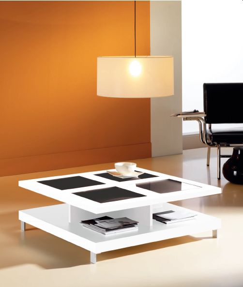 Modernūs svetainės baldai staliukas Cubic D8000.1
