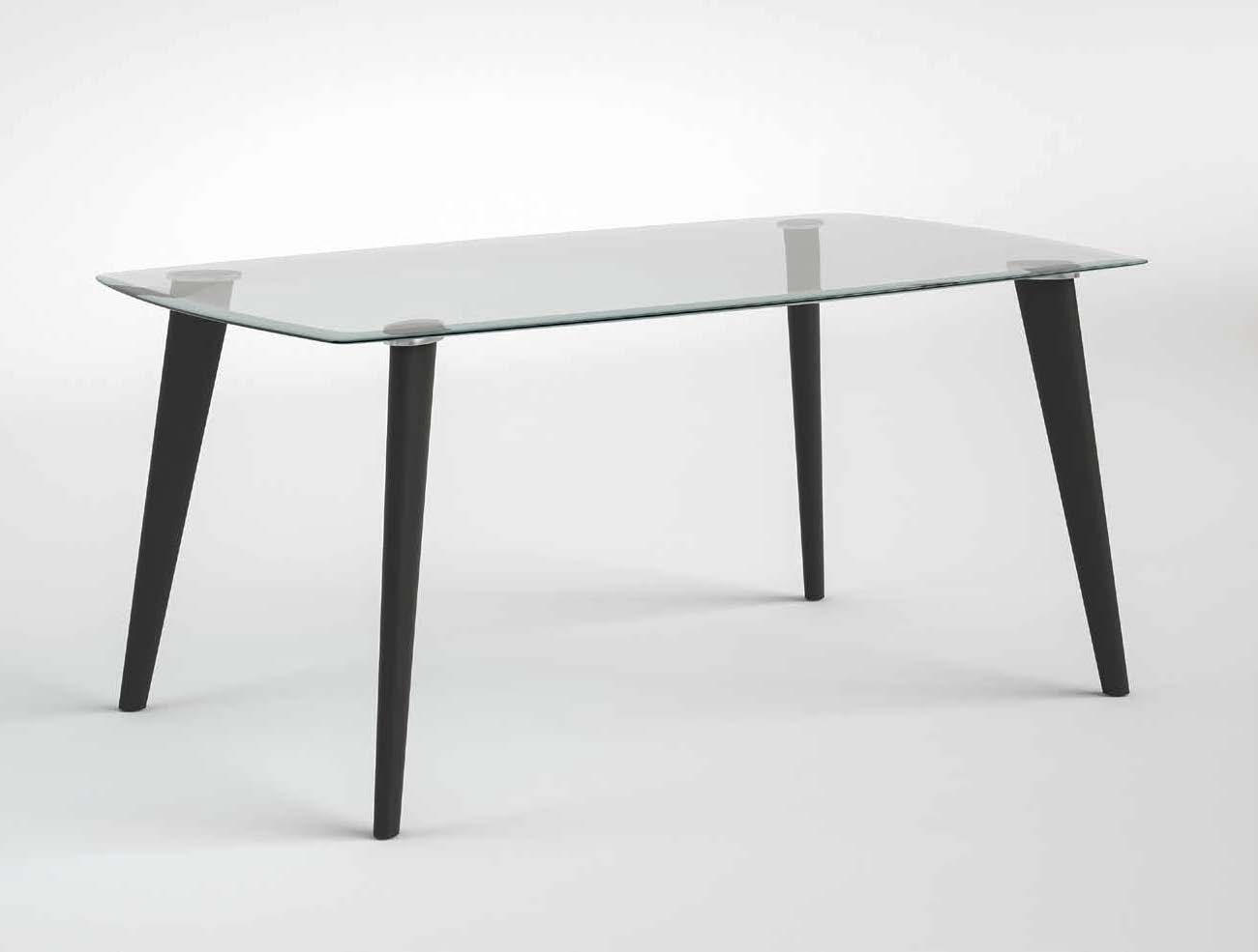 Modernus valgomojo stalas mesa-malaga-cristal