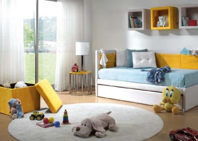 Modernūs vaiko kambario baldai Quione