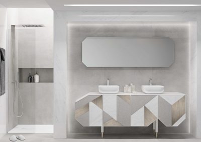 Modernūs vonios kambario baldai George 1