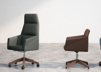 Modernūs darbo kambario baldai kėdės Ray 3