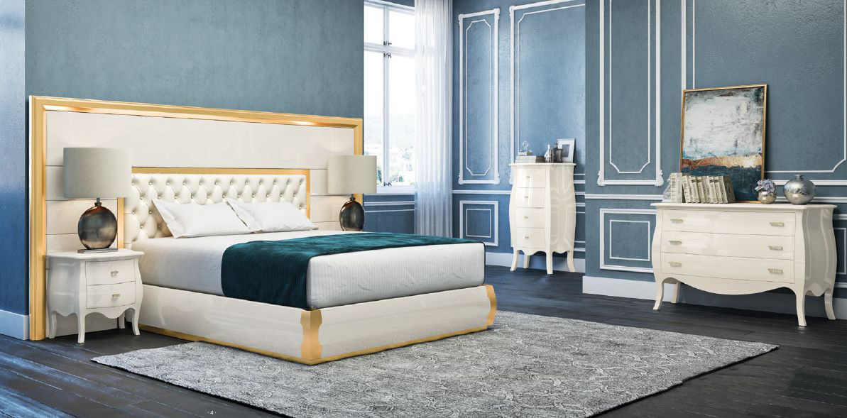 Modernios klasikos miegamojo baldai Kira 1