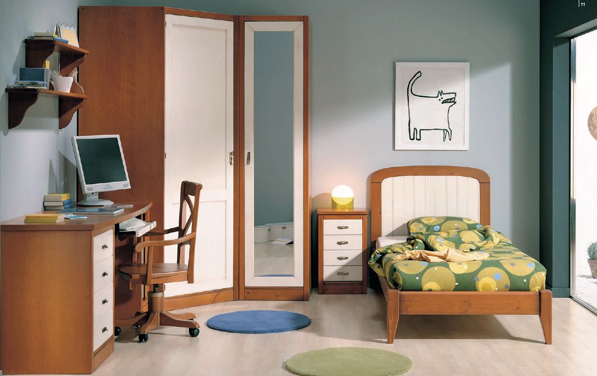 Modernios klasikos vaiko kambario baldai Pirineos 4