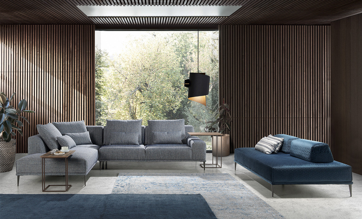 Modernūs minkšti svetainės baldai sofa Dove