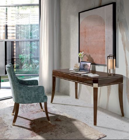 Modenios klasikos darbo kambario baldai stalas Emerald 1
