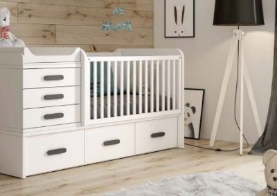 Modernūs vaiko kambario baldai kūdikio lovytė Lider 146