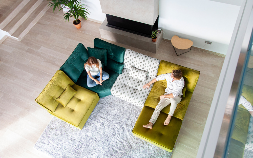 Modernūs minkšti svetainės baldai sofa Arianne Plus 38