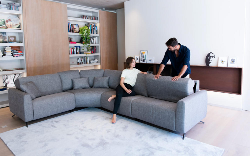 Modernūs minkšti svetainės baldai sofa Atlanta 3