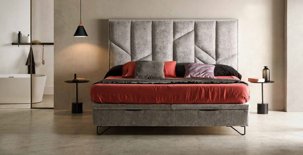 Modernūs miegamojo baldai lova Amoros