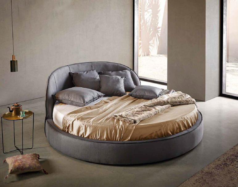 Modernios klasikos miegamojo baldai apvali lova Firenze