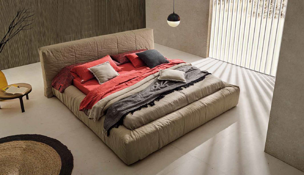 Modernūs miegamojo baldai lova Morlaix