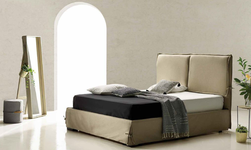 Modernūs miegamojo baldai lova Siena