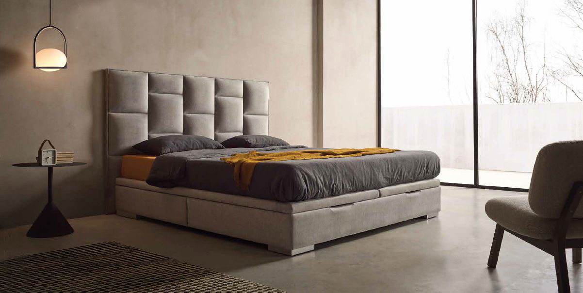 Modernūs miegamojo baldai lova Vital