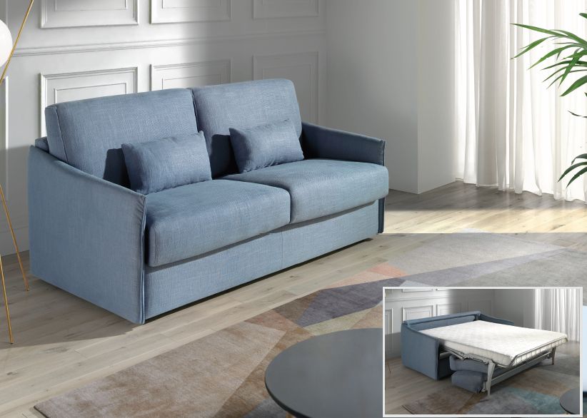 Modernūs minkšti svetainės baldai sofa lova Sofia