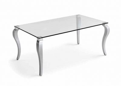 Modernios klasikos valgomojo baldai stalas Java