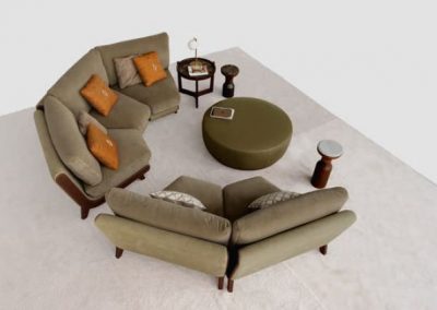 Modernios klasikos sofa Mod. 1745.4