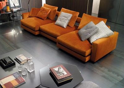 Modenūs minkšti svetainės baldai sofa Longjoy 1