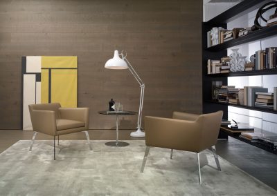Modernūs minkšti svetainės baldai krėslas Ava 6
