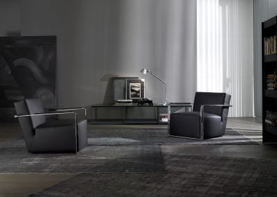 Modernūs minkšti svetainės baldai krėslas Brando 5