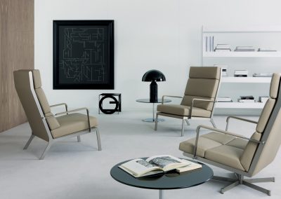 Modernūs minkšti svetainės baldai krėslas Gilbert