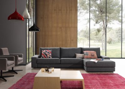 Modernūs minkšti svetainės baldai sofa Basik 3