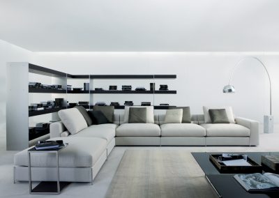 Modernūs minkšti svetainės baldai sofa Bloum