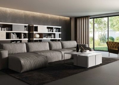 Modernūs minkšti svetainės baldai sofa Boston Pure 3