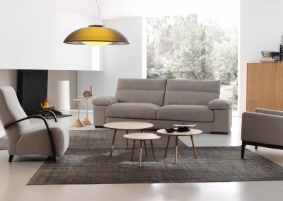 Modernūs minkšti svetainės baldai sofa Emuc 1