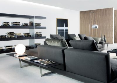 Modernūs minkšti svetainės baldai sofa James 9