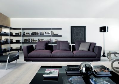 Modernūs minkšti svetainės baldai sofa James 5