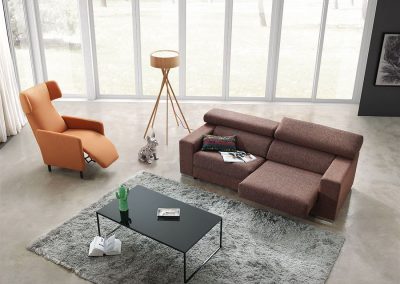 Modernūs minkšti svetainės baldai sofa Pair