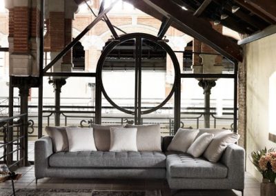 Modernūs minkšti svetainės baldai sofa Rimini