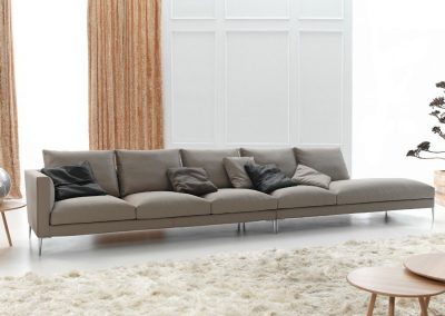 Modernūs minkšti svetainės baldai sofa Slim 3