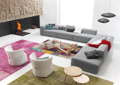 Modernūs minkšti svetainės baldai sofa Suit 3