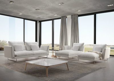 Modernūs minkšti svetainės baldai sofa Wing 1