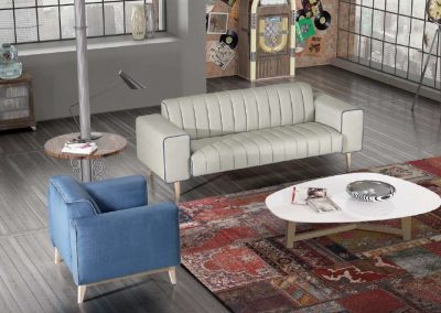 Modernūs minkšti sevtainės baldai sofa Andrew 2