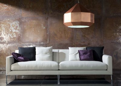 Modernūs minkšti svetainės baldai sofa Endicott