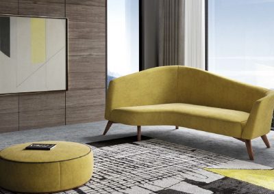 Modernūs minkšti svetainės baldai sofa Kristen