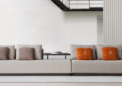 Modernūs minkšti svetainės baldai sofa Mod. 1742
