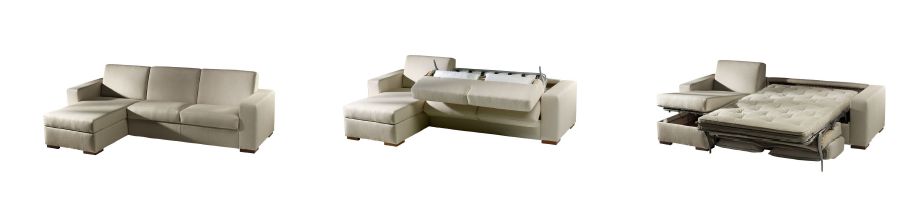 Modernūs minkšti svetainės baldai sofa lova Ruka 1