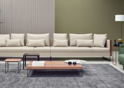 Modernūs minkšti svetainės baldai sofa Deck
