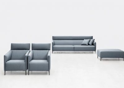 Modernūs minkšti svetainės baldai sofa Grey