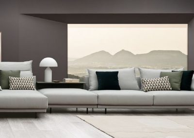 Modernūs minkšti svetainės baldai sofa Senso 5