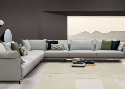 Modernūs minkšti svetainės baldai sofa Senso 8