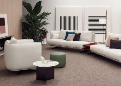 Modernūs minkšti svetainės baldai sofa Serene 7