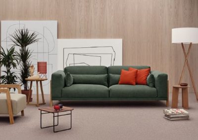 Modernūs minkšti svetainės baldai sofa Time