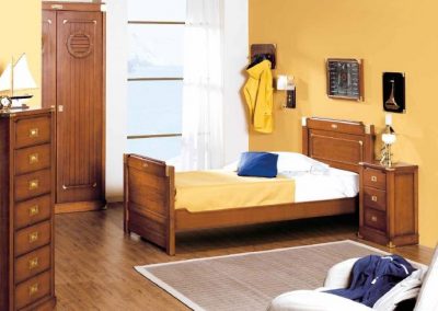 Modernios klasikos vaiko kambario baldai Camarote 17